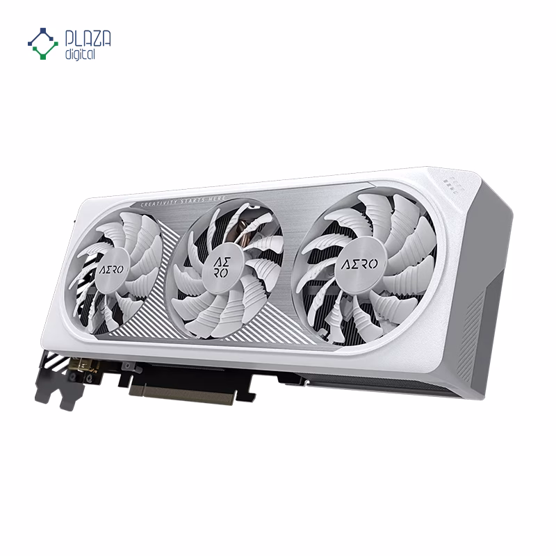 کارت گرافیک گیگابایت مدل GeForce RTX 4060 Ti AERO OC 8G حافظه 8 گیگابایت رنگ سفید پلازا دیجیتال