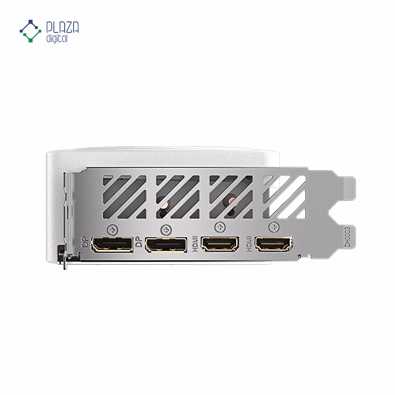 درگاه های کارت گرافیک گیگابایت مدل GeForce RTX 4060 Ti AERO OC 8G حافظه 8 گیگابایت رنگ سفید پلازا دیجیتال