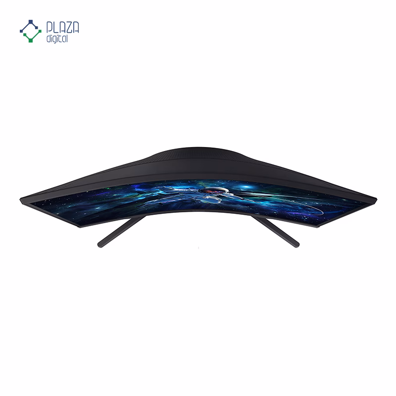 نمای بالای مانیتور گیمینگ سامسونگ 27 اینچی مدل Odyssey G5 LS27CG552EMXUE پلازا دیجیتال