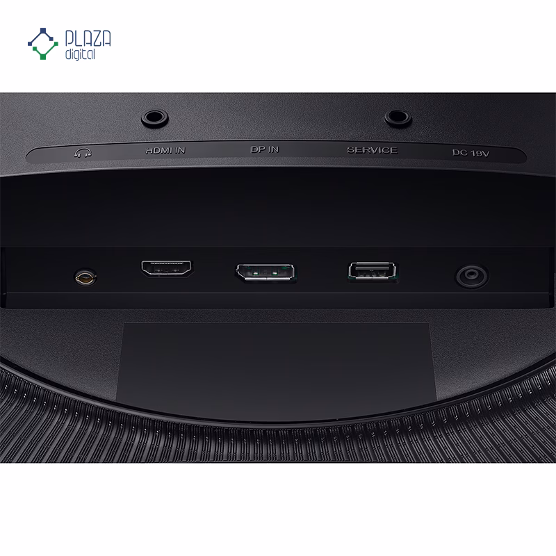 درگاه های مانیتور گیمینگ سامسونگ 27 اینچی مدل Odyssey G5 LS27CG552EMXUE پلازا دیجیتال
