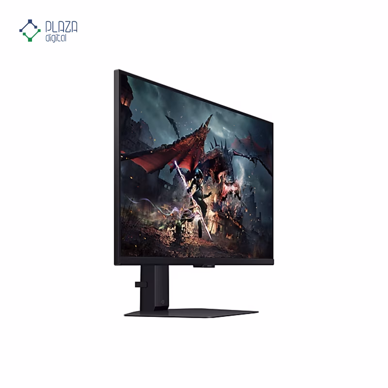 نمای سمت راست مانیتور گیمینگ سامسونگ 27 اینچی مدل Odyssey G5 LS27DG502EMXUE پلازا دیجیتال