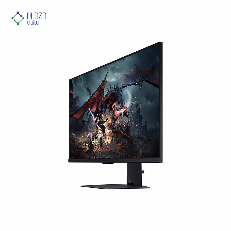 نمای سمت چپ مانیتور گیمینگ سامسونگ 32 اینچی مدل Odyssey G5 LS32DG502EMXUE پلازا دیجیتال