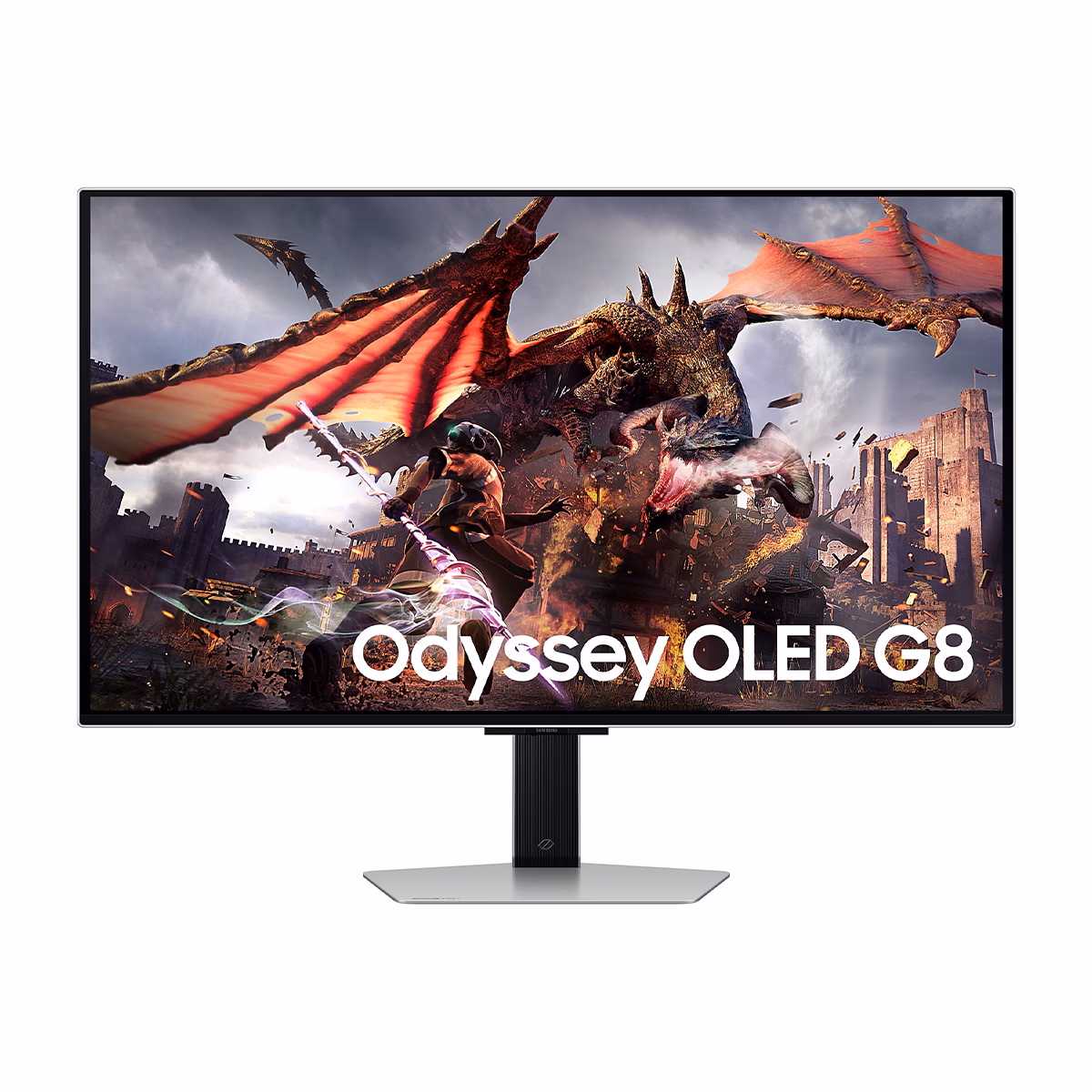 مانیتور گیمینگ سامسونگ 32 اینچی مدل Odyssey OLED G8 LS32DG802SMXUE پلازا دیجیتال