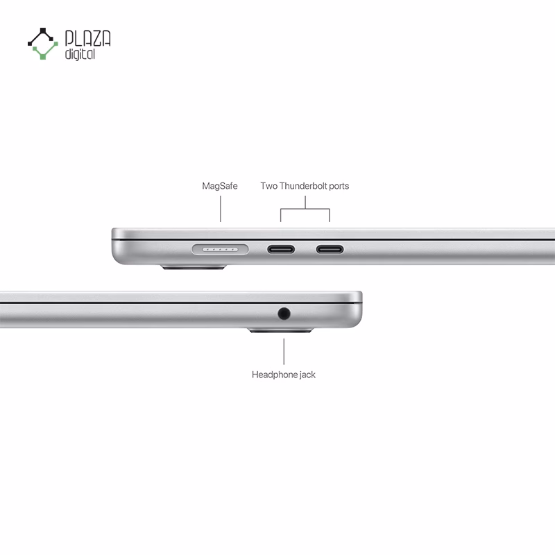 لپ تاپ اپل 15.3 اینچی مدل مک بوک ایر MW1H3 2025 M4 16GB 512GB پلازادیجیتال