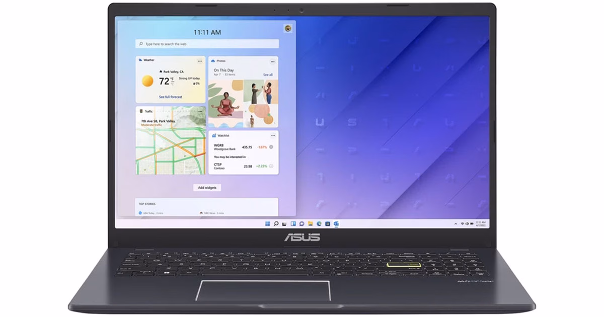 لپ تاپ ایسوس 15.6 اینچی مدل VivoBook E510MA Celeron N4020 UHD