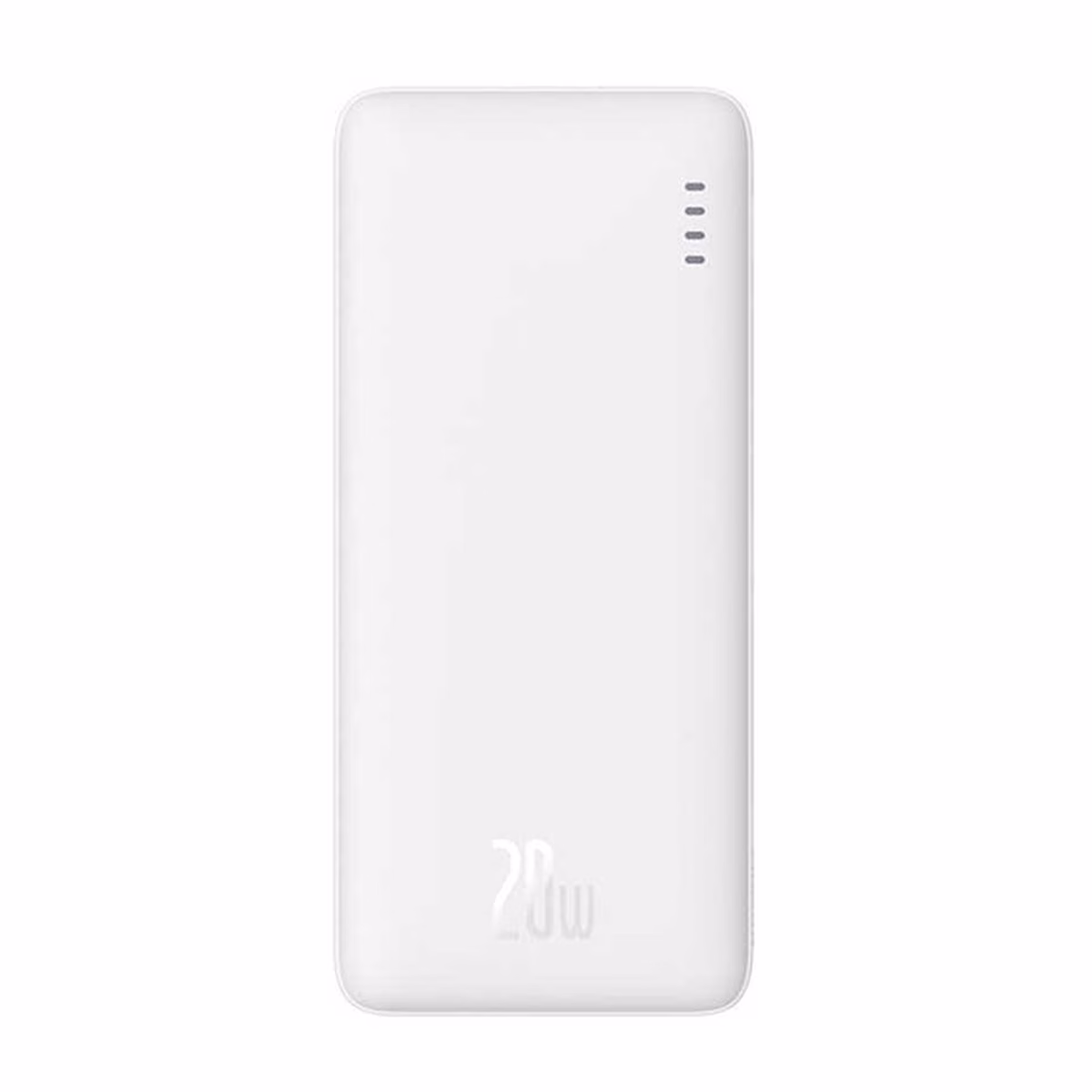 پاوربانک باسئوس مدل Airpow PPQD09000 ظرفیت 10000 میلی ‌آمپر ساعت - سفید - پلازا دیجیتال