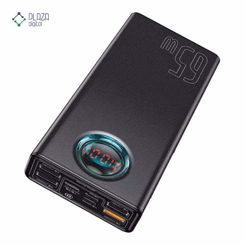 پاور بانک باسئوس Amblight PPLG-A02 با ظرفیت 30000 میلی‌ آمپر ساعت - پلازا دیجیتال
