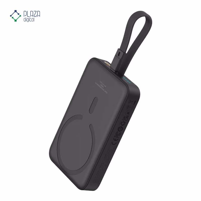 پاوربانک باسئوس مدل Magnetic Mini Wireless ظرفیت 10000 میلی آمپر ساعت - پلازا دیجیتال