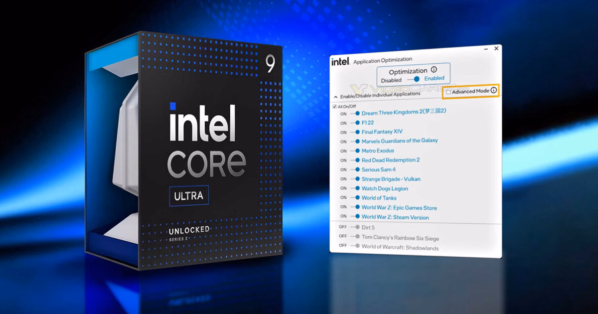 Intel APO ۱