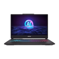 لپ تاپ ام اس ای 15.6 اینچی مدل Cyborg 15 AI A1VEK Ultra 7 155H 32GB 1TB RTX4050 پلازادیجیتال