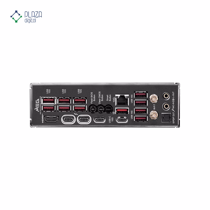 درگاه های مادربرد ام اس آی مدل MEG Z890 ACE D5 پلازا دیجیتال