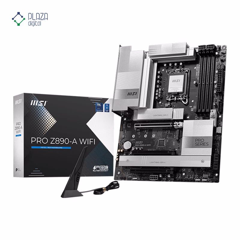 جعبه مادربرد ام اس آی مدل PRO Z890-A WIFI D5 پلازا دیجیتال