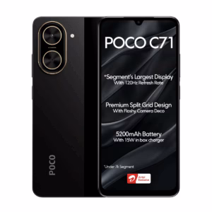 گوشی موبایل پوکو مدل Poco C71 ظرفیت 128 گیگابایت رم 4 گیگابایت مشکی پلازا دیجیتال