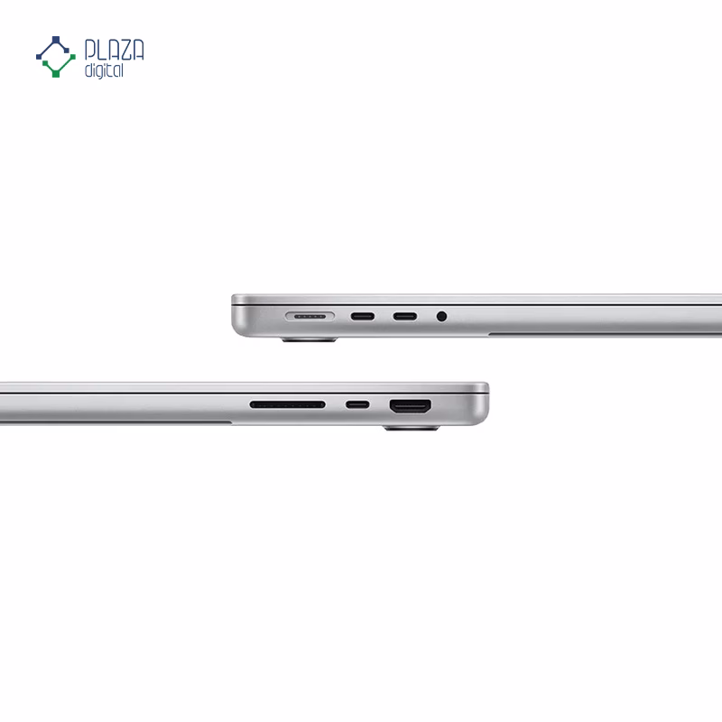 درگاه های لپ تاپ اپل 14 اینچی مدل مک بوک پرو MW2X3 2024 M4 16GB 1TB پلازا دیجیتال