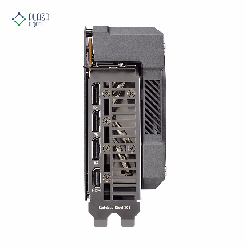 درگاه های کارت گرافیک ایسوس مدل TUF Gaming Radeon RX 9070 XT 16GB GDDR6 OC Edition حافظه 16 گیگابایت پلازا دیجیتال