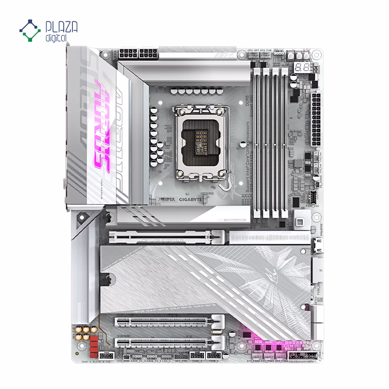 مادربرد گیگابایت مدل Z890 AORUS ELITE X ICE D5 پلازا دیجیتال
