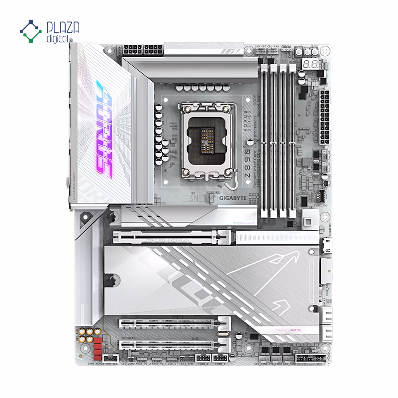 مادربرد گیگابایت مدل Z890 AORUS PRO ICE D5 پلازا دیجیتال