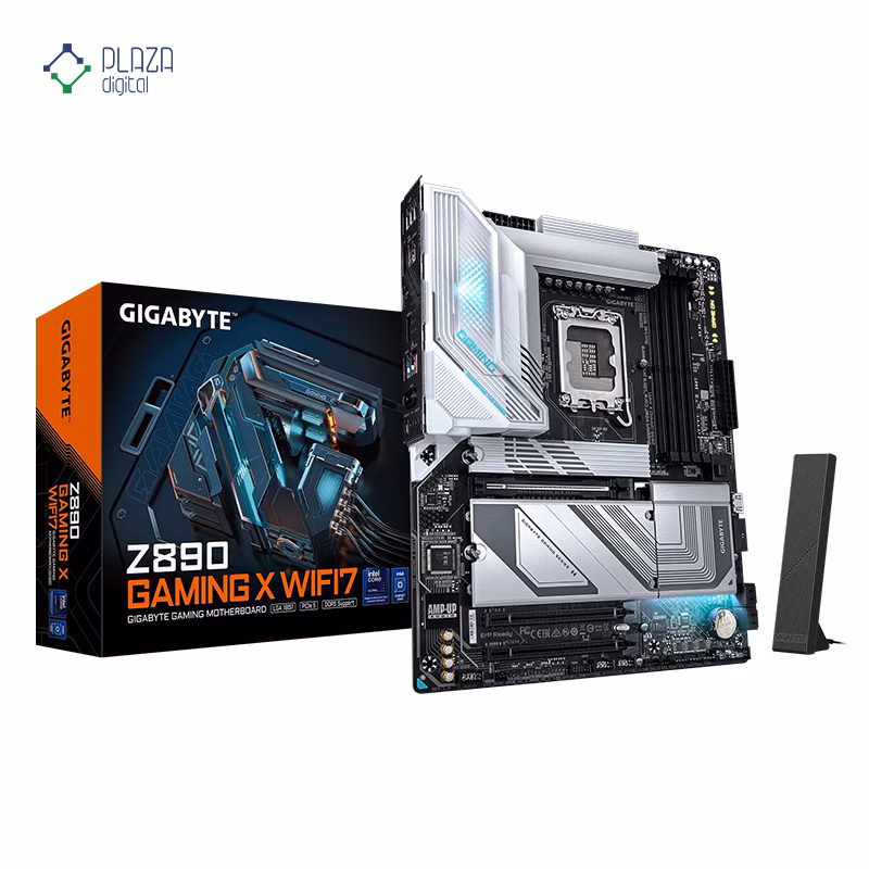 جعبه مادربرد گیگابایت مدل Z890 GAMING X WIFI7 D5 پلازا دیجیتال