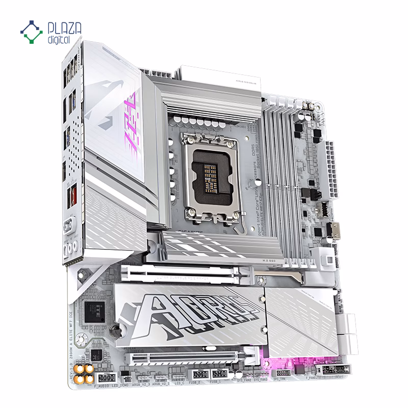 مادربرد گیگابایت مدل Z890M AORUS ELITE WIFI7 ICE D5 پلازا دیجیتال