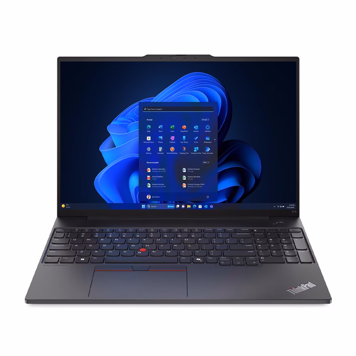 لپ تاپ لنوو 16 اینچی مدل ThinkPad E16 Gen 2 Ultra 5 125U 32GB 1TB Arc پلازا دیجیتال