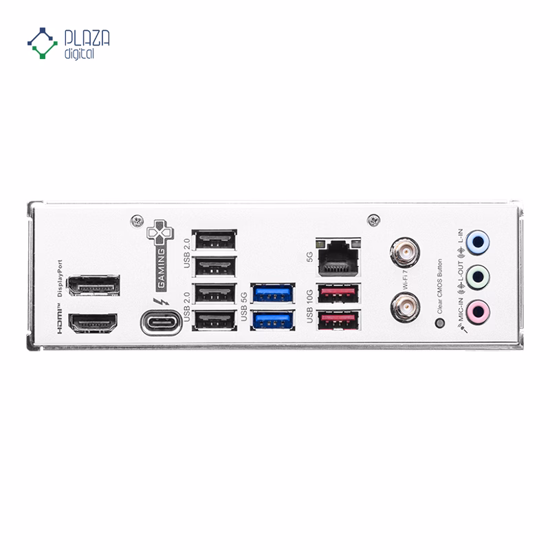 درگاه های مادربرد ام اس آی مدل B860 GAMING PLUS WIFI D5 پلازا دیجیتال