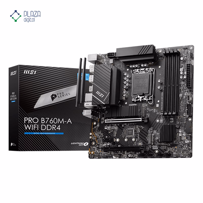 مادربرد ام اس آی مدل PRO B760M-A WIFI DDR4 پلازا دیجیتال