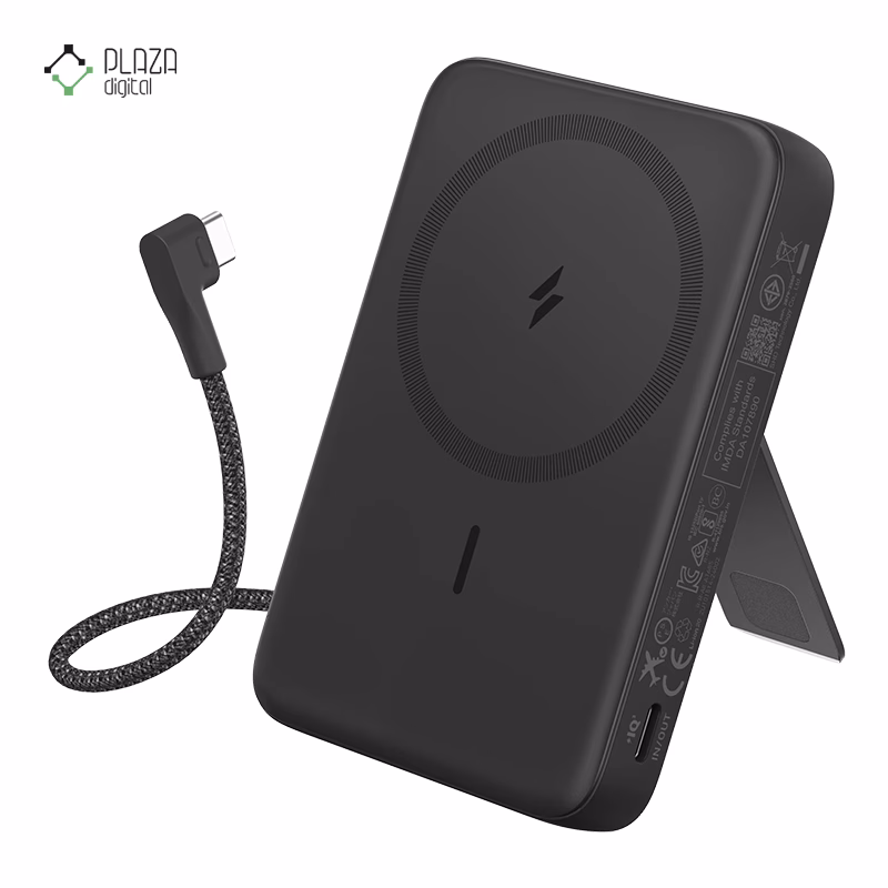 پاوربانک انکر مدل Zolo Magnetic A1685 ظرفیت 10000 میلی آمپر ساعت پلازادیجیتال