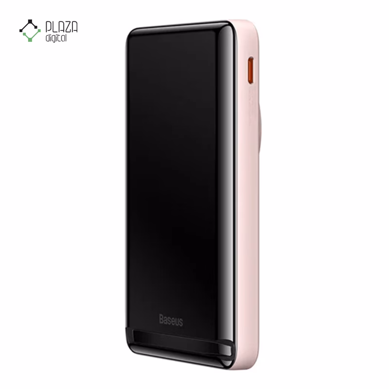 پاوربانک باسئوس مدل Magnetic Foldable PPCX00020 ظرفیت 10000 میلی آمپر ساعت پلازادیجیتال