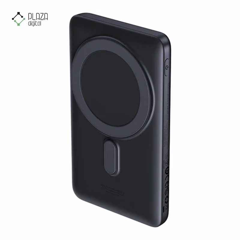 پاوربانک باسئوس مدل Magnetic Foldable PPCX00020 ظرفیت 10000 میلی آمپر ساعت پلازادیجیتال