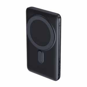 پاوربانک باسئوس مدل Magnetic Foldable PPCX00020 ظرفیت 10000 میلی آمپر ساعت مشکی پلازادیجیتال