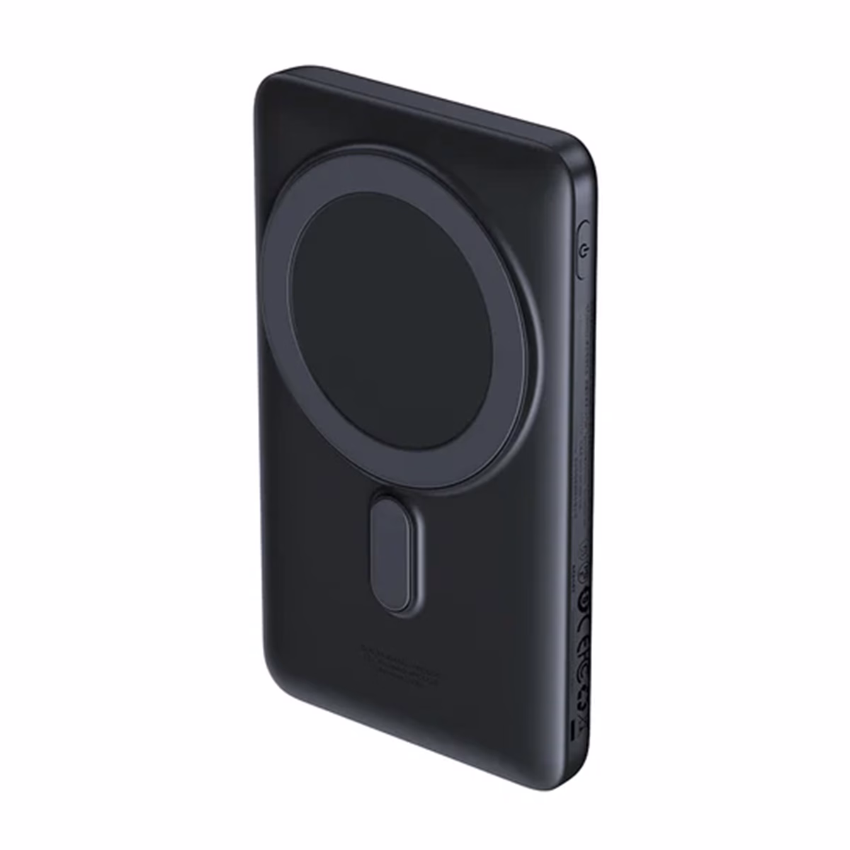 پاوربانک باسئوس مدل Magnetic Foldable PPCX00020 ظرفیت 10000 میلی آمپر ساعت مشکی پلازادیجیتال