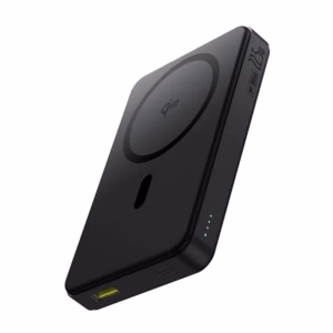پاوربانک باسئوس مدل Qi2 Magsafe P10080000 ظرفیت 10000 میلی آمپر ساعت مشکی پلازادیجیتال