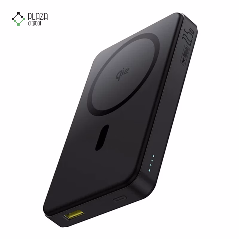 پاوربانک باسئوس مدل Qi2 Magsafe P10080000 ظرفیت 10000 میلی آمپر ساعت پلازادیجیتال