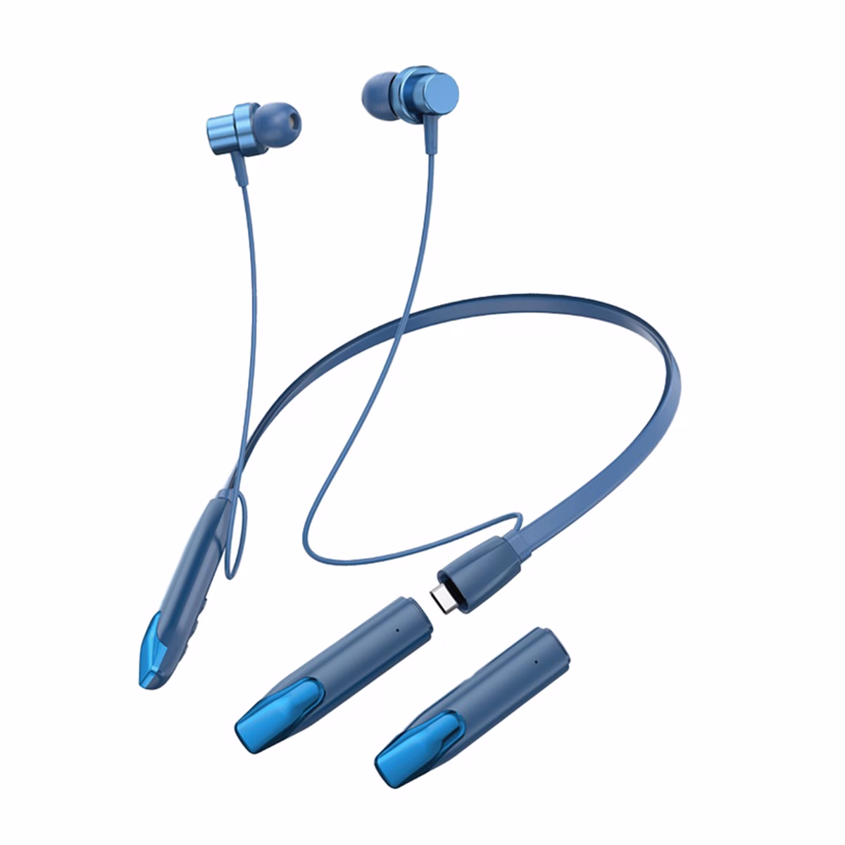 هندزفری بلوتوثی گرین لاین مدل Sevilla Wireless Neck Band آبی پلازادیجیتال