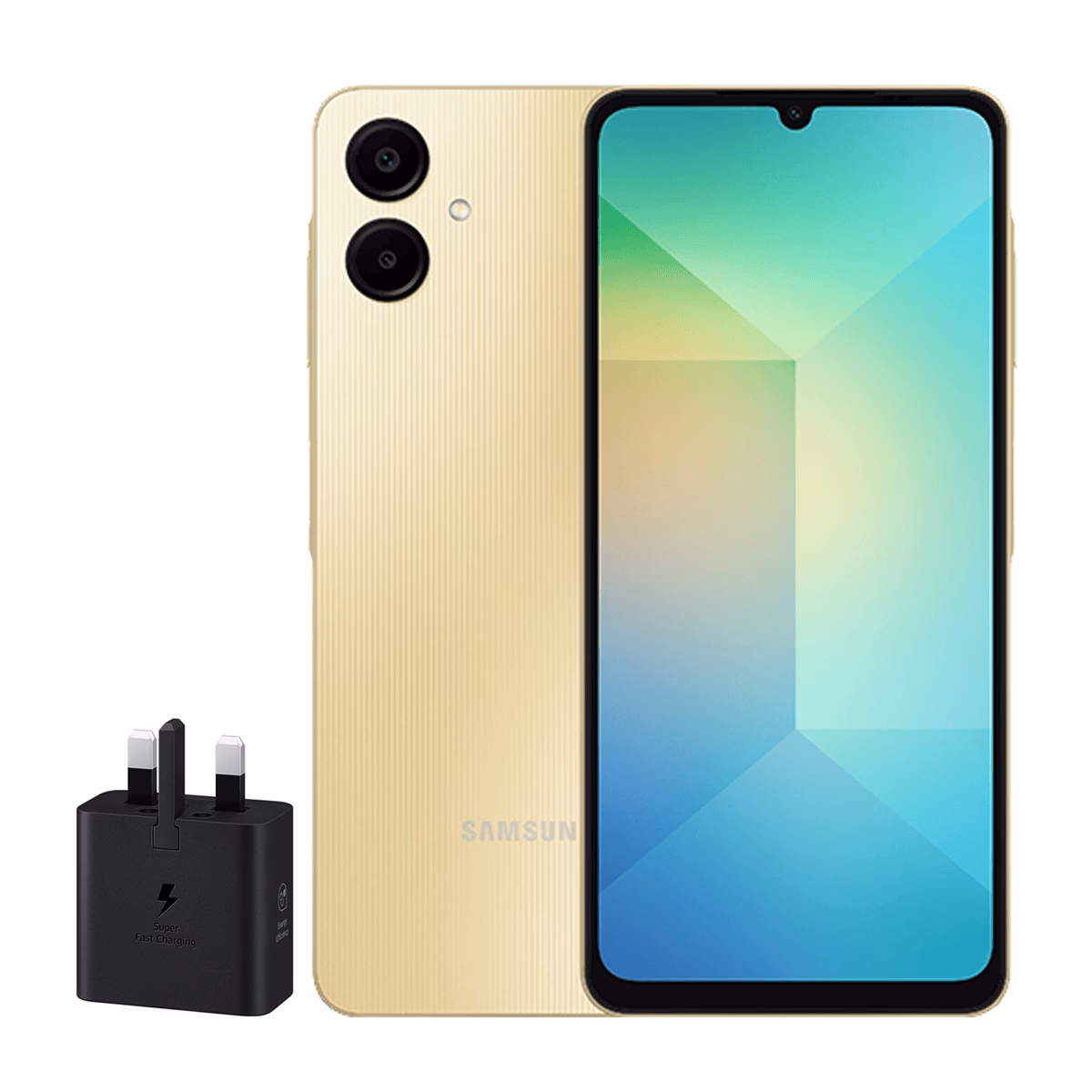 گوشی موبایل سامسونگ مدل Galaxy A06 ظرفیت 64 گیگابایت رم 4 گیگابایت – چین همراه شارژر 25 وات سامسونگ پلازادیجیتال