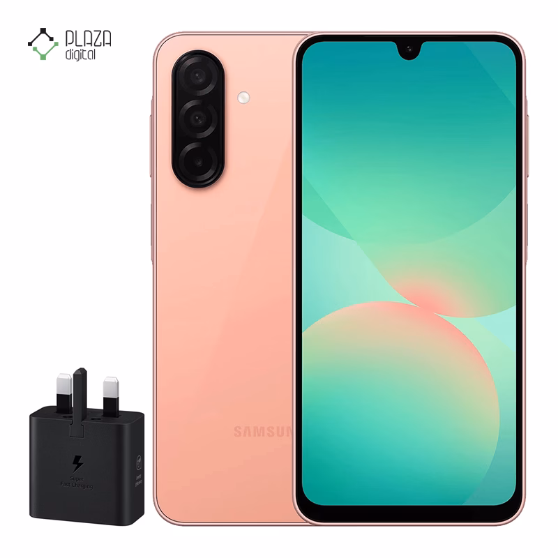 گوشی موبایل سامسونگ مدل Galaxy A26 ظرفیت 128 گیگابایت رم 6 گیگابایت - ویتنام همراه شارژر 25 وات سامسونگ پلازادیجیتال