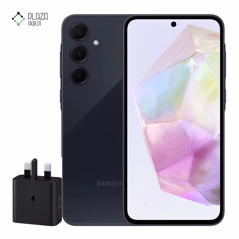 گوشی موبایل سامسونگ مدل Galaxy A35 ظرفیت 128 گیگابایت رم 8 گیگابایت – ویتنام همراه شارژر 25 وات سامسونگ پلازادیجیتال