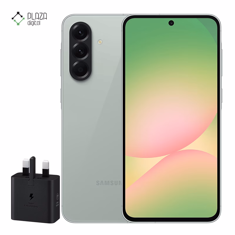 گوشی موبایل سامسونگ مدل Galaxy A56 ظرفیت 128 گیگابایت رم 8 گیگابایت - ویتنام همراه شارژر 25 وات سامسونگ پلازادیجیتال