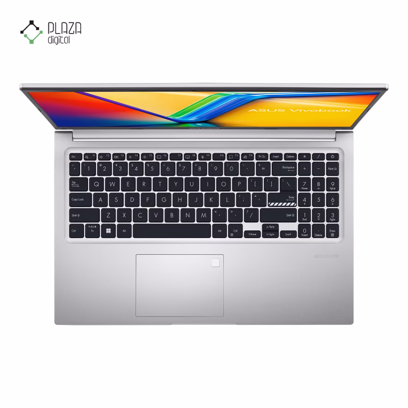نمای کیبورد لپ تاپ ایسوس 15.6 اینچی مدل VivoBook R1502VA i7 13620H 48GB 1TB Iris Xe رنگ نقره ای پلازا دیجیتال