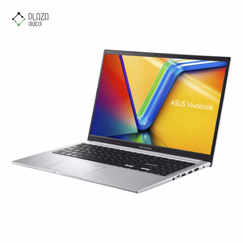 نمای سمت چپ لپ تاپ ایسوس 15.6 اینچی مدل VivoBook R1502VA i7 13620H 48GB 2TB Iris Xe رنگ نقره ای پلازا دیجیتال