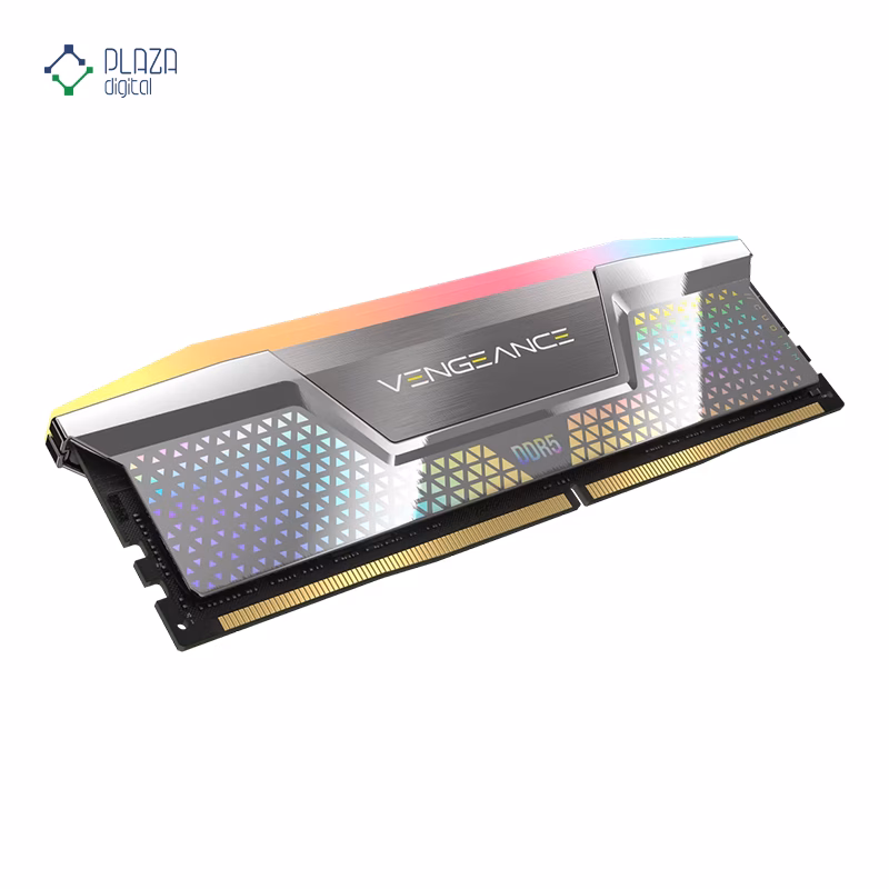 رم کامپیوتر DDR5 کورسیر مدل VENGEANCE RGB دو کاناله 8000 مگاهرتز CL38 ظرفیت 48 گیگابایت پلازا دیجیتال