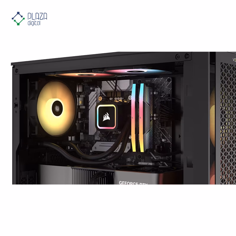 رم کامپیوتر DDR5 کورسیر مدل VENGEANCE RGB دو کاناله 8000 مگاهرتز CL38 ظرفیت 48 گیگابایت پلازا دیجیتال