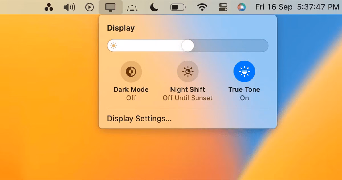 تنظیم نور صفحه آیمک imac