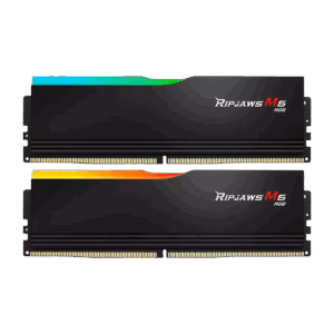 رم کامپیوتر DDR5 جی اسکیل مدل Ripjaws M5 RGB دو کاناله 5200 مگاهرتز CL40 ظرفیت 32 گیگابایت پلازا دیجیتال