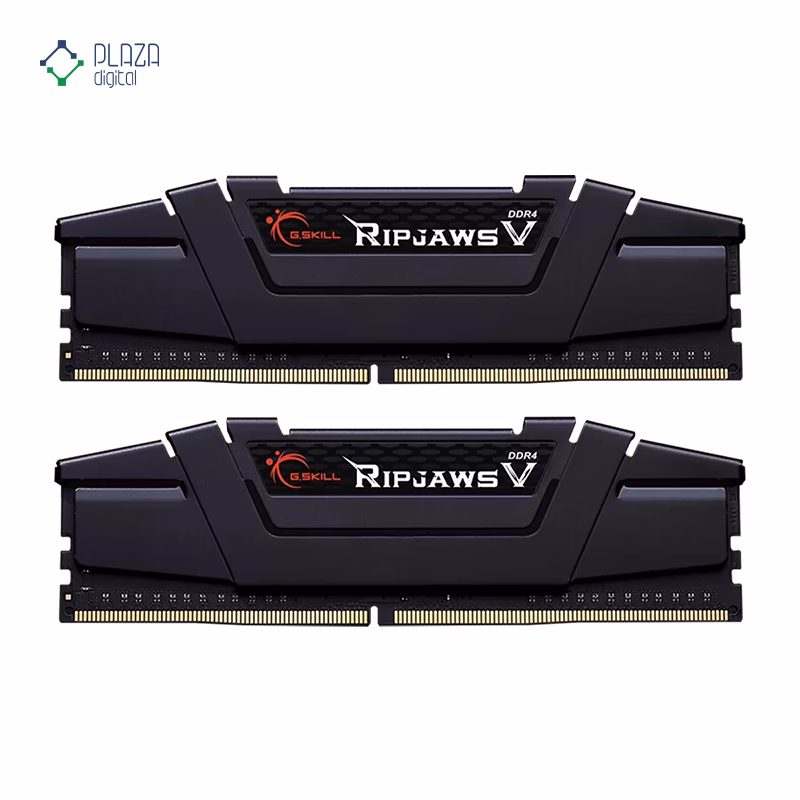رم کامپیوتر DDR4 جی اسکیل مدل Ripjaws V دو کاناله 3200 مگاهرتز CL16 ظرفیت 32 گیگابایت پلازا دیجیتال