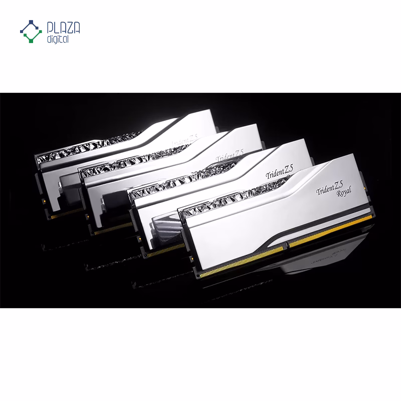 رم کامپیوتر DDR5 جی اسکیل مدل Trident Z5 Royal دو کاناله 7200 مگاهرتز CL34 ظرفیت 32 گیگابایت پلازا دیجیتال