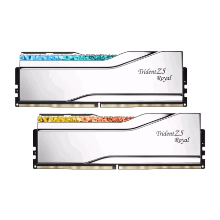 رم کامپیوتر DDR5 جی اسکیل مدل Trident Z5 Royal دو کاناله 7200 مگاهرتز CL34 ظرفیت 32 گیگابایت