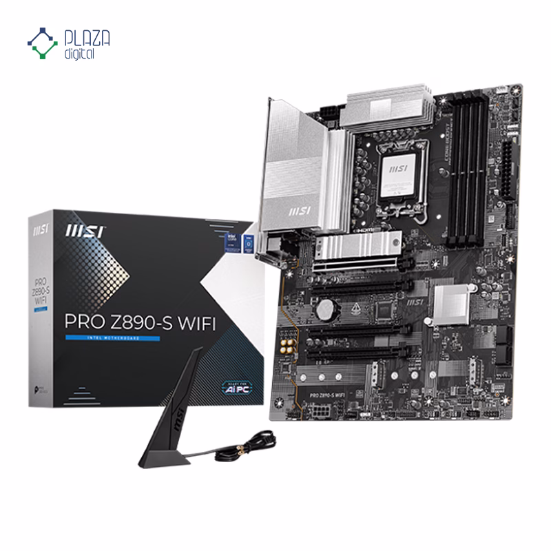 جعبه مادربرد ام اس آی مدل PRO Z890-S WIFI D5 پلازا دیجیتال