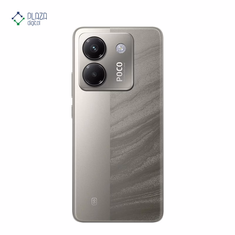 نمای پشت گوشی موبایل پوکو مدل M7 Pro 5G ظرفیت 256 گیگابایت رم 12 گیگابایت رنگ نقره ای پلازا دیجیتال