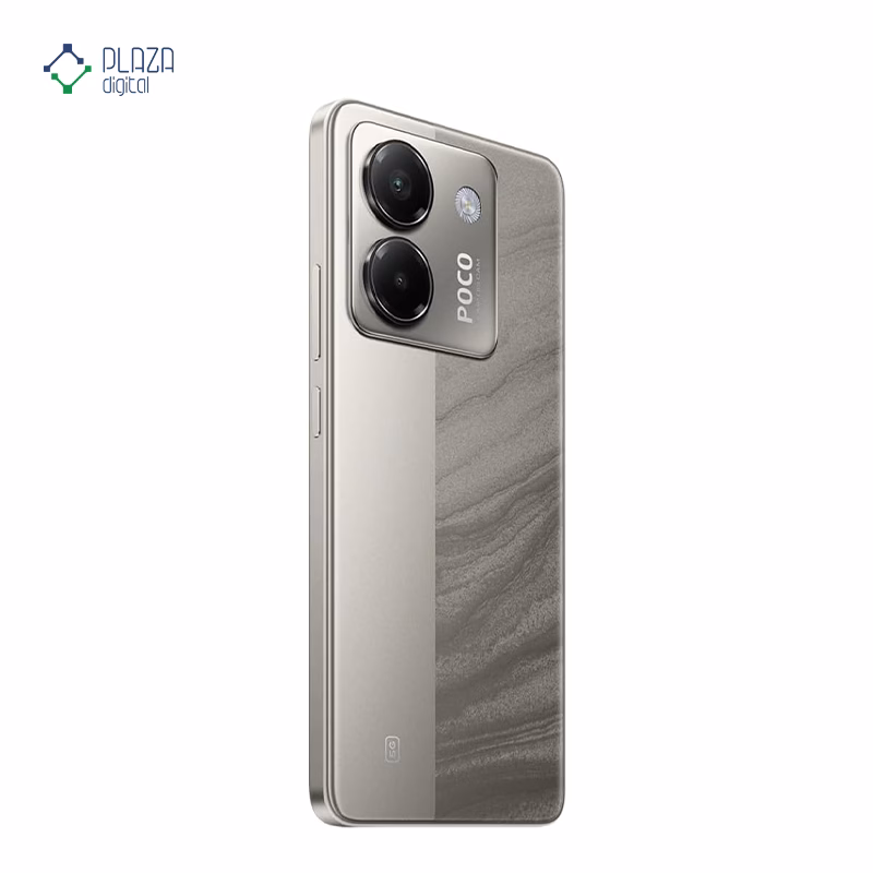 نمای پشت گوشی موبایل پوکو مدل M7 Pro 5G ظرفیت 256 گیگابایت رم 12 گیگابایت رنگ نقره ای پلازا دیجیتال